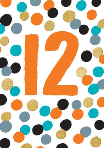 Picture of 12TH BIRTHDAY CARD MALE